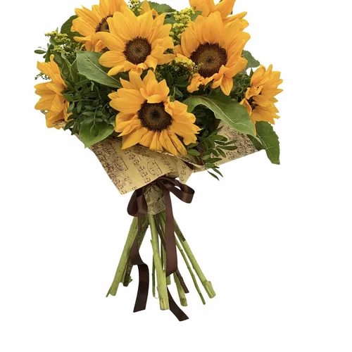 Buchet 7 floarea soarelui