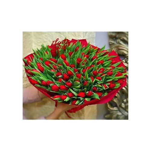 101 Red Tulips