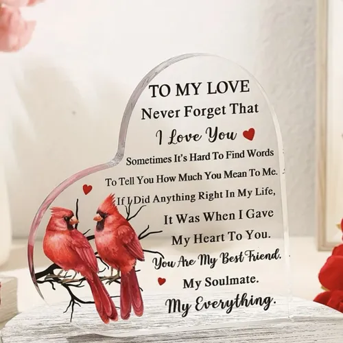Inima acril My Love